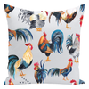 Roosters Throw Pillows