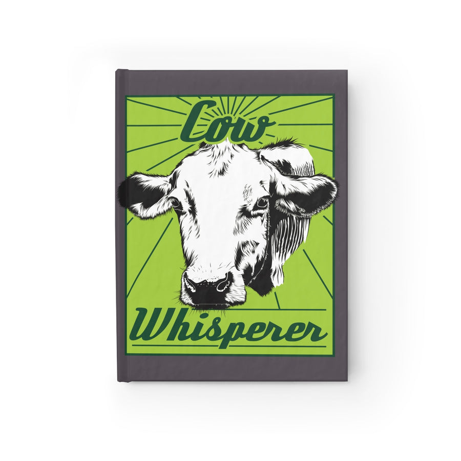 Cow Whisperer Hardbound Journal w Blank Pages
