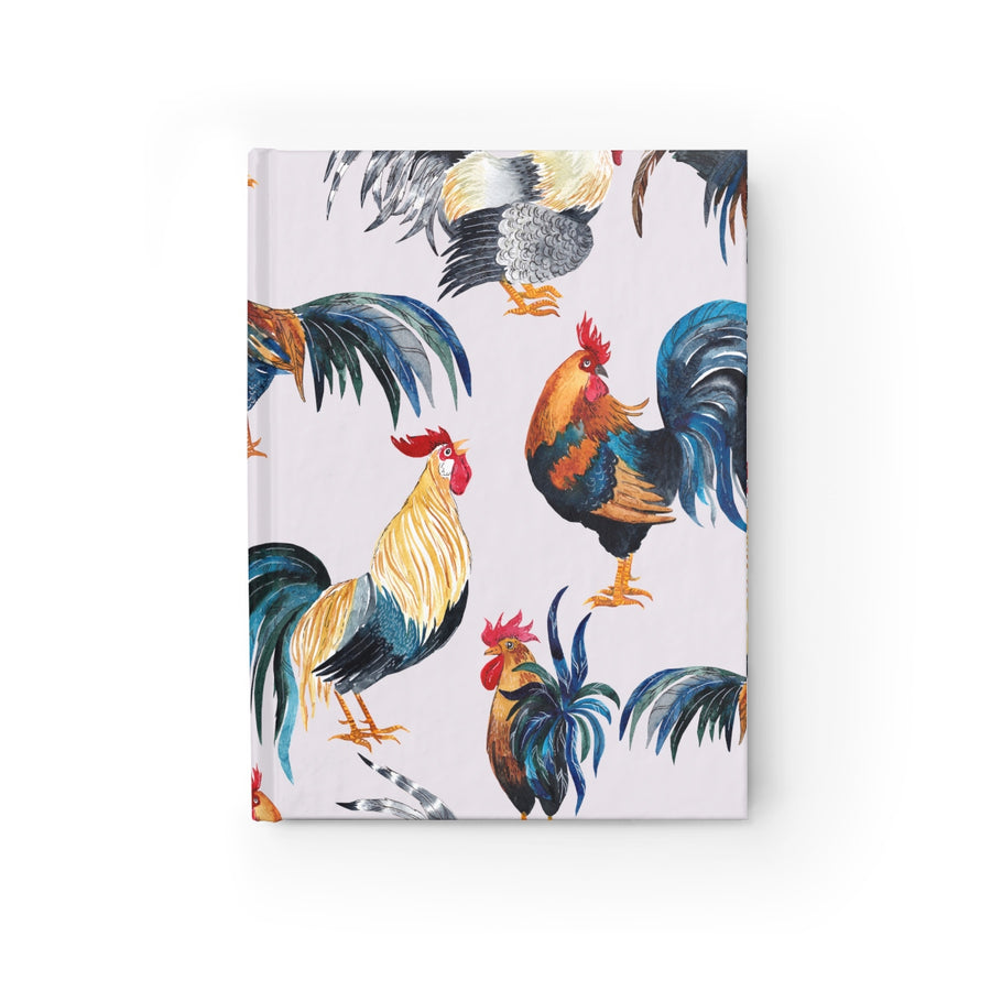 Rooster Hardbound Journal w Ruled Lines