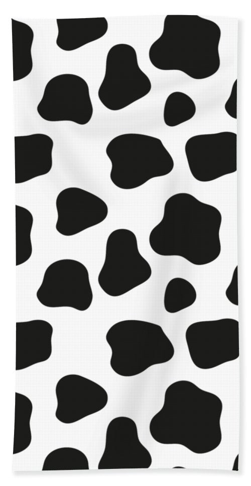 Cow print bath towels sale