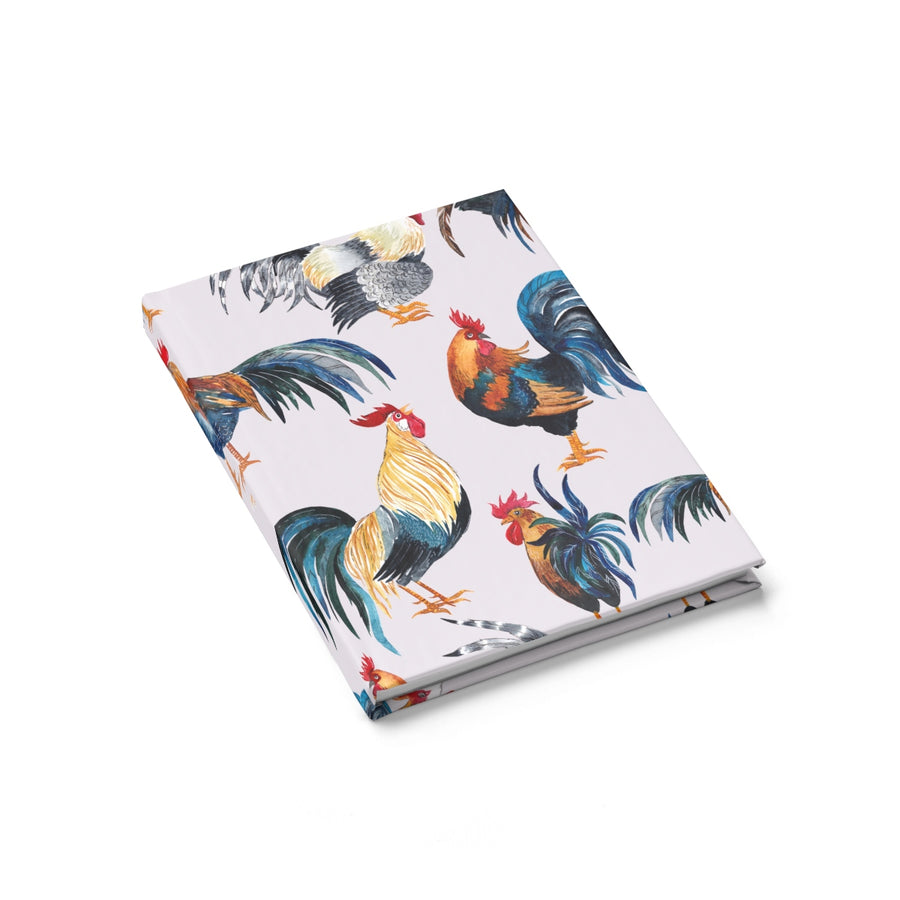 Rooster Hardbound Journal w Ruled Lines