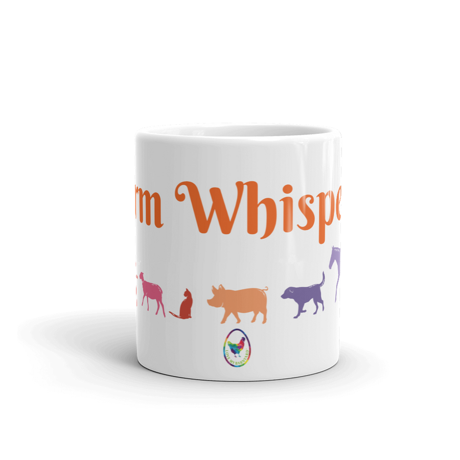 Farm Whisperer Glossy White Coffee Mug