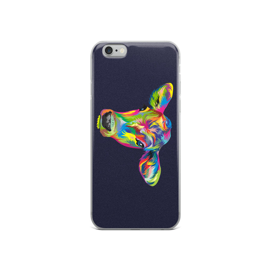 Painted Cow iPhone Cases