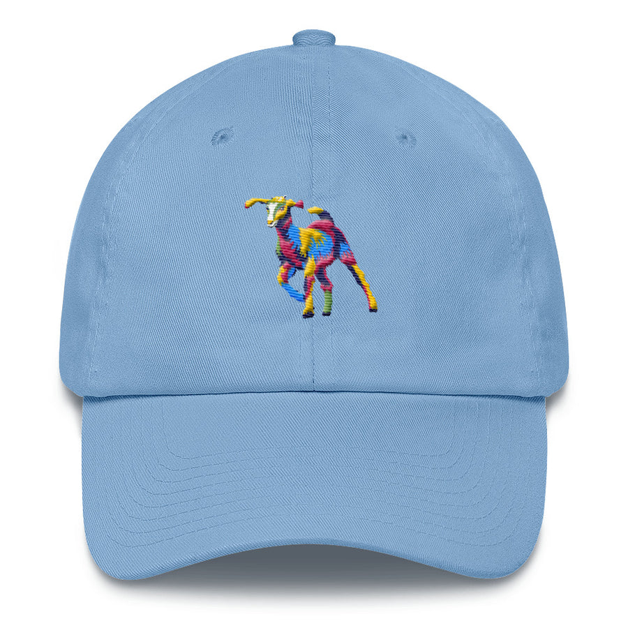 Painted Goat Embroidered Twill Cap - American Made