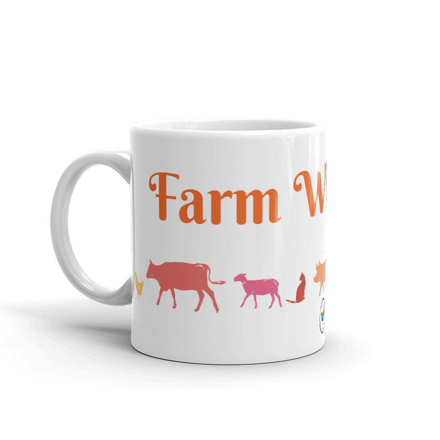 Farm Whisperer Glossy White Coffee Mug