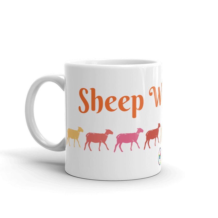Sheep Whisperer Glossy White Coffee Mug