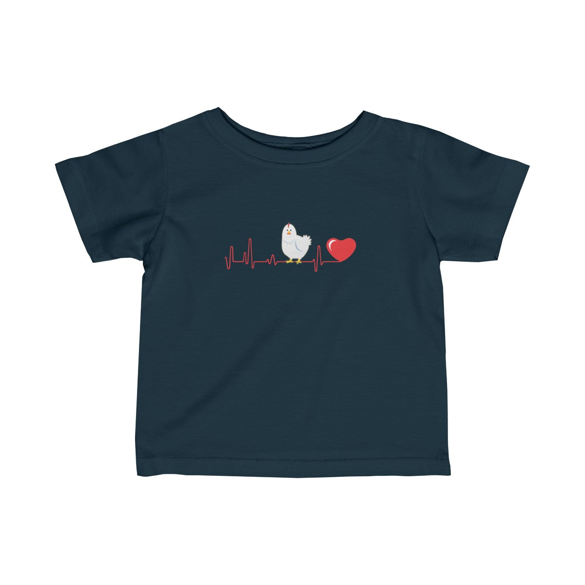 Chick Heartbeat Baby Tee