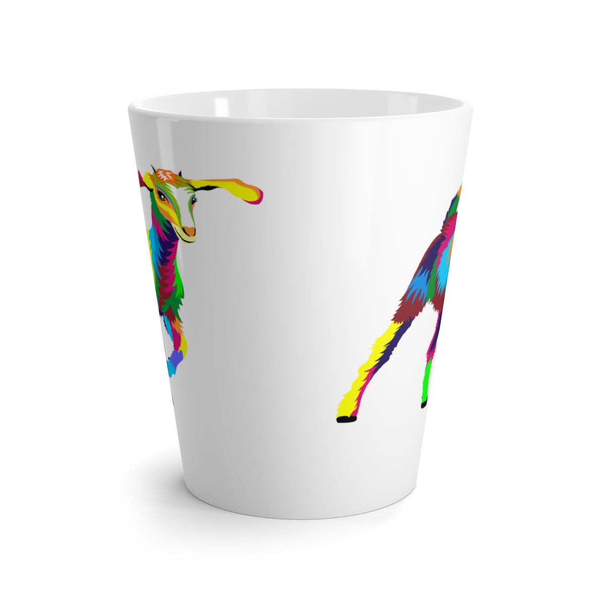 Painted Goat Latte mug
