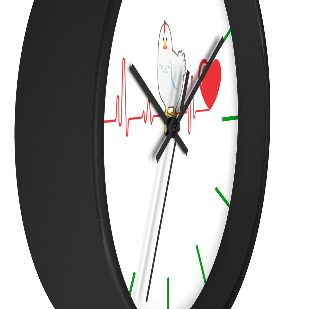 Chicken Heartbeat Wall clock