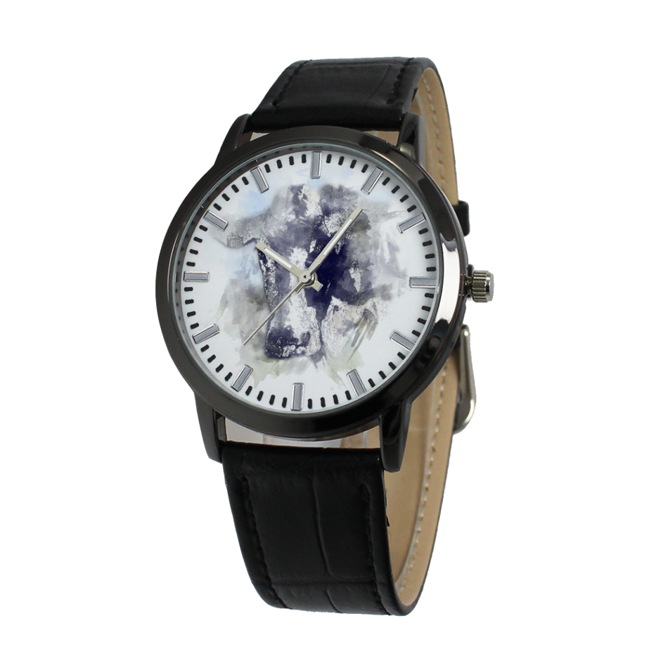 Holstein Cow Watercolor Fine Quartz Watches