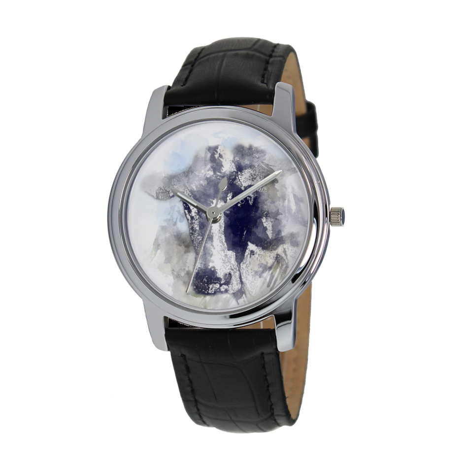Holstein Cow Watercolor Fine Quartz Watches