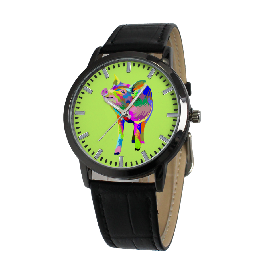 Painted Pig Fine Quartz Watch