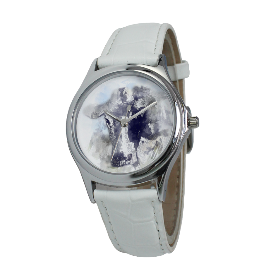 Holstein Cow Watercolor Fine Quartz Watches