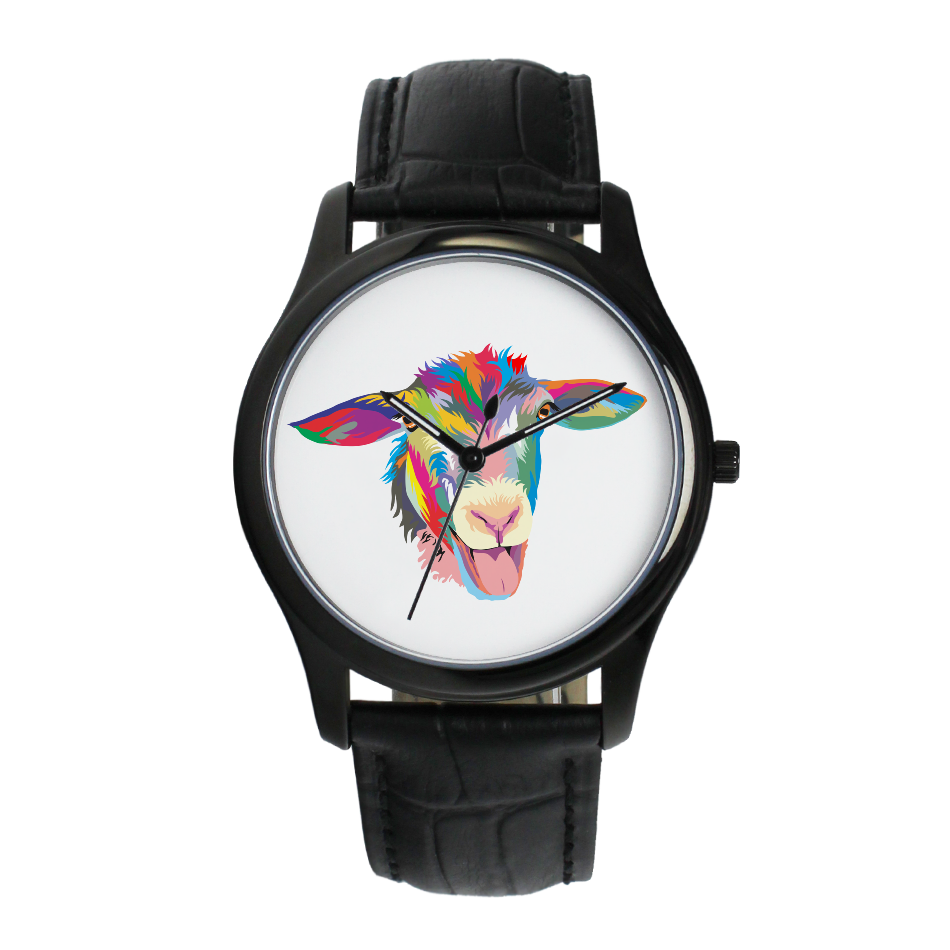 Painted Goat Fine Quartz Watch