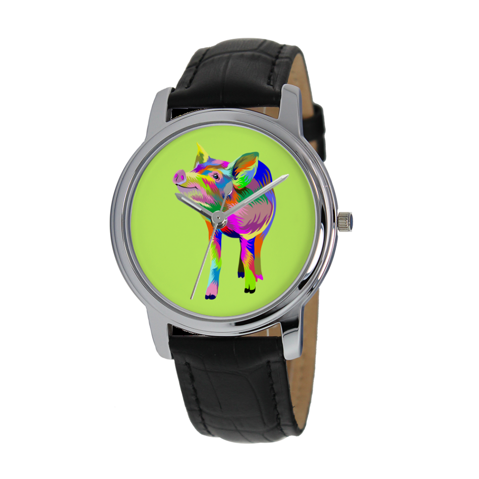 Painted Pig Fine Quartz Watch