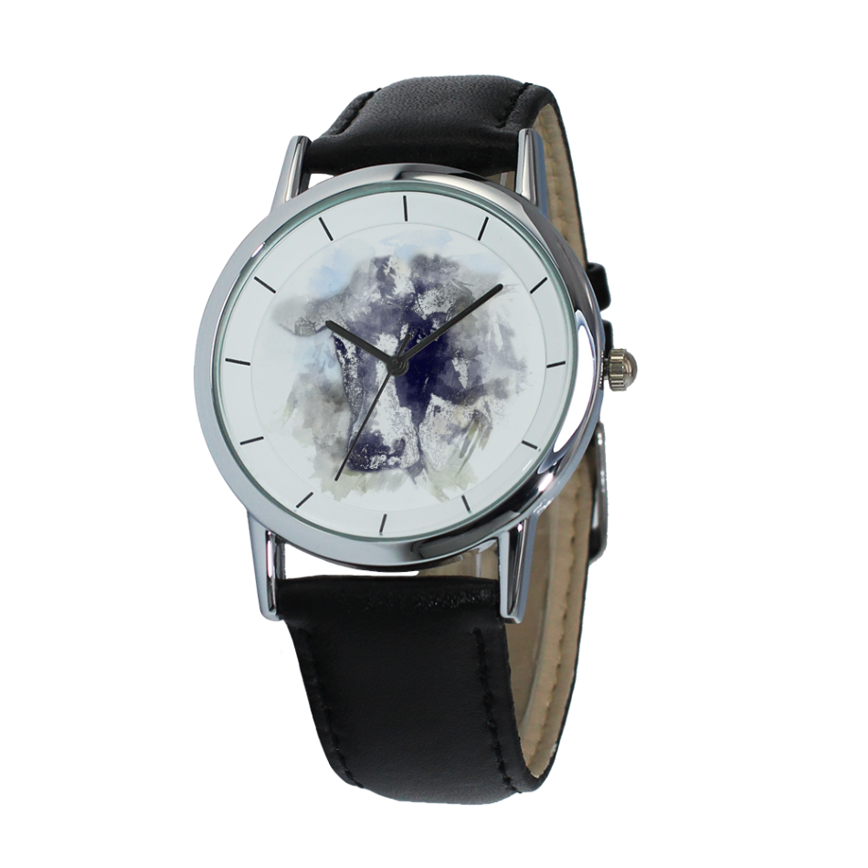 Holstein Cow Watercolor Fine Quartz Watches
