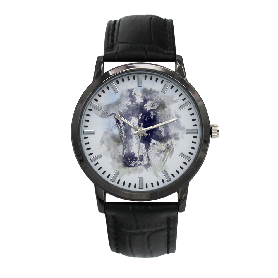 Holstein Cow Watercolor Fine Quartz Watches