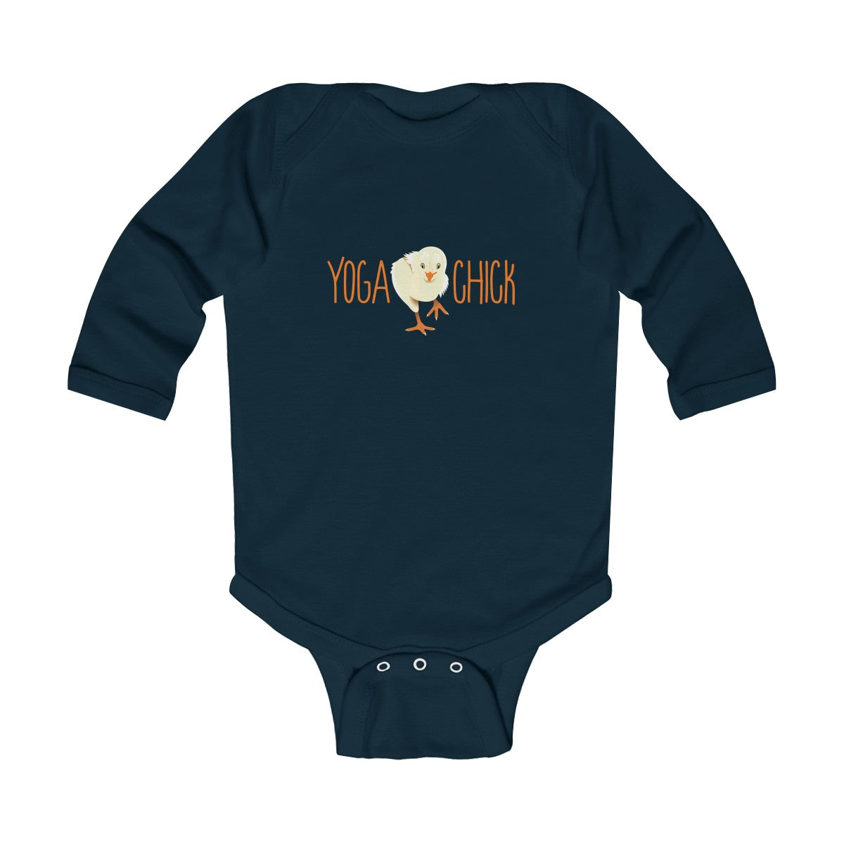 Yoga Chick Long Sleeve Onesie