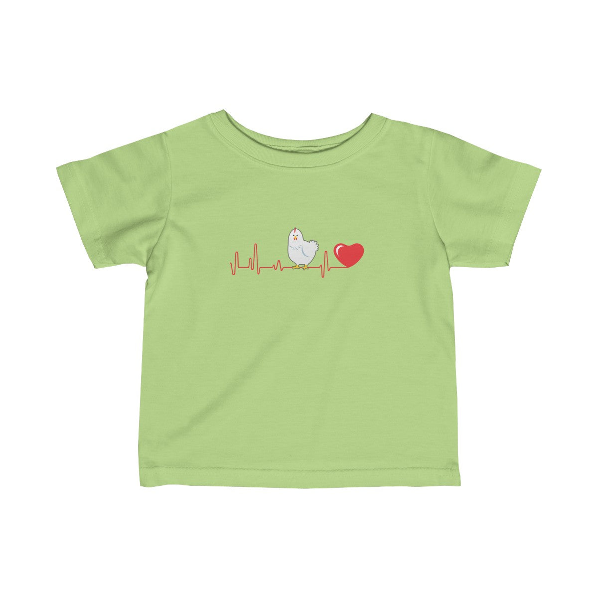 Chick Heartbeat Baby Tee