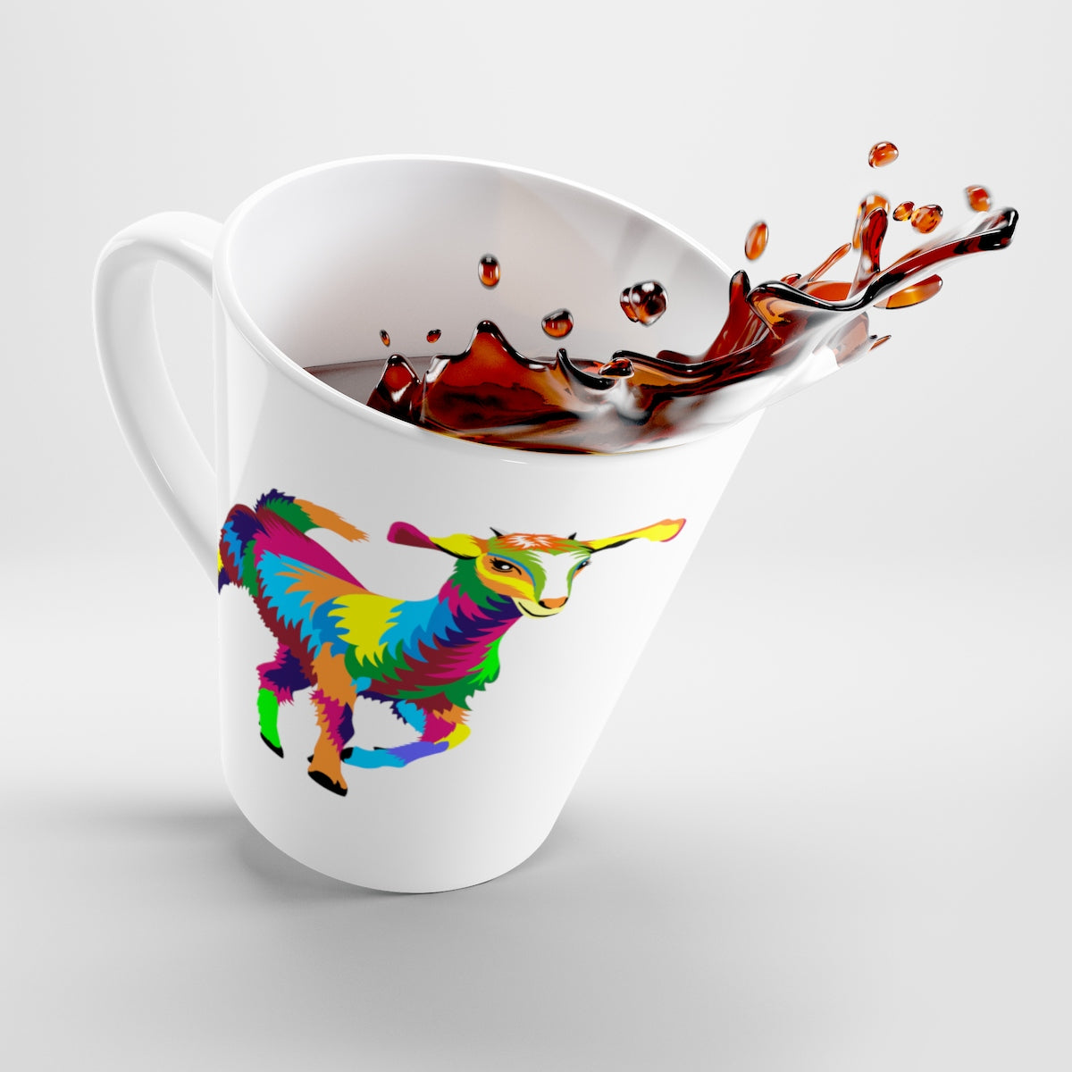 Painted Goat Latte mug