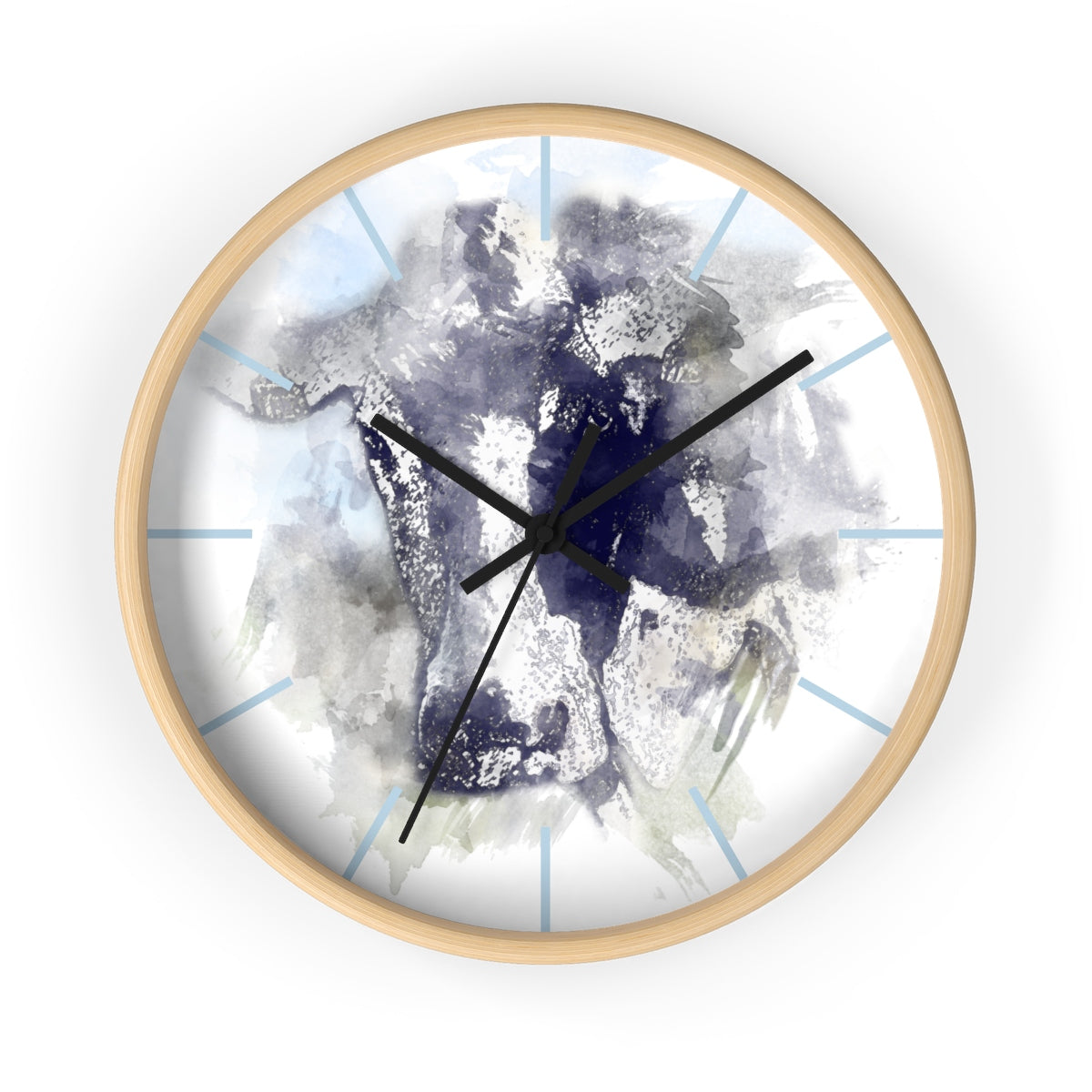 Holstein Water Color Wall clock