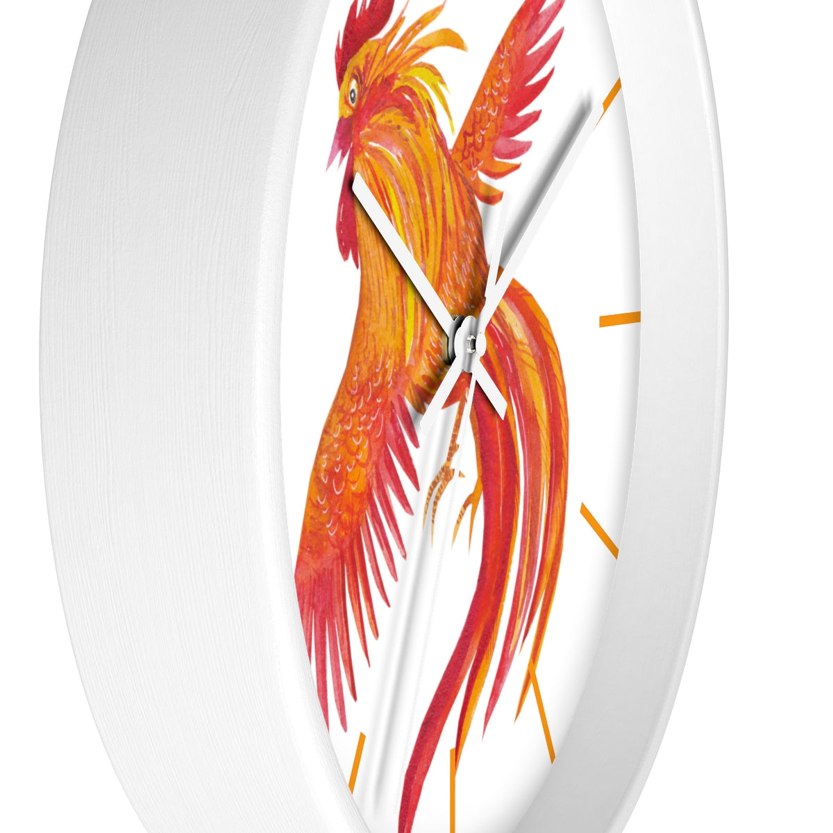Hen Flight Wall clock