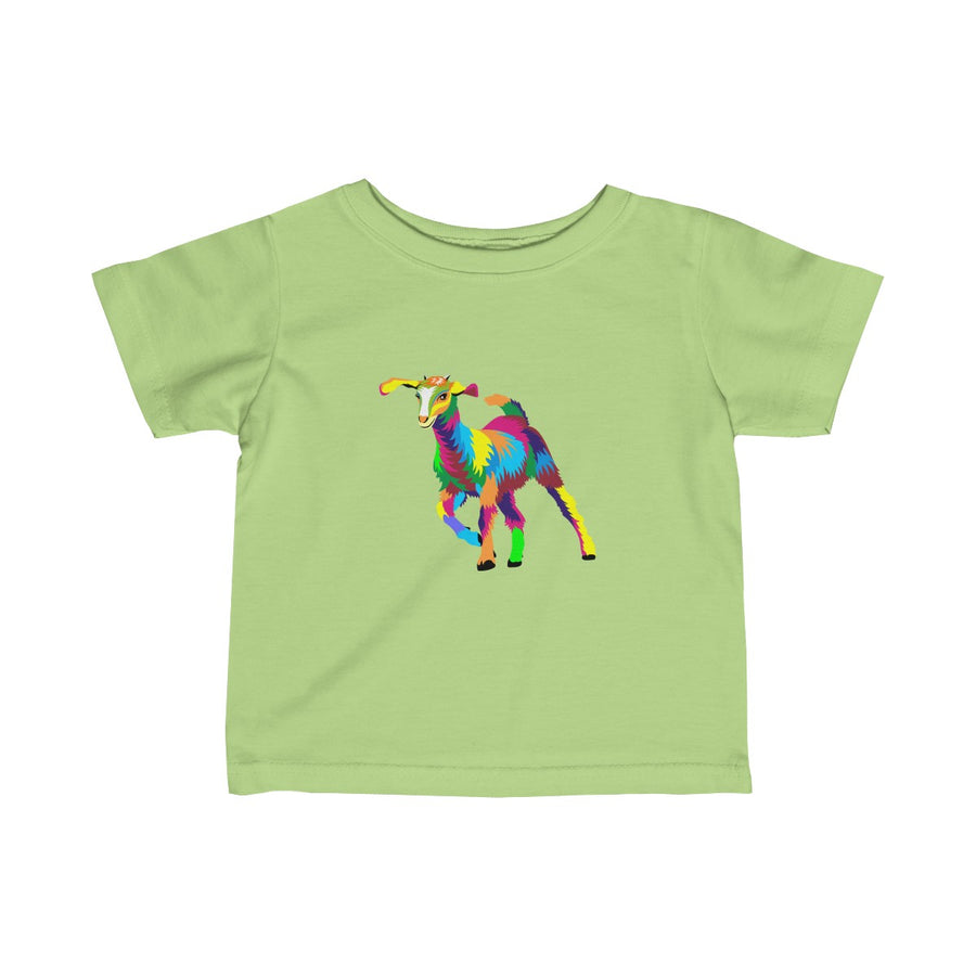 Painted Kid Goat Baby Tee