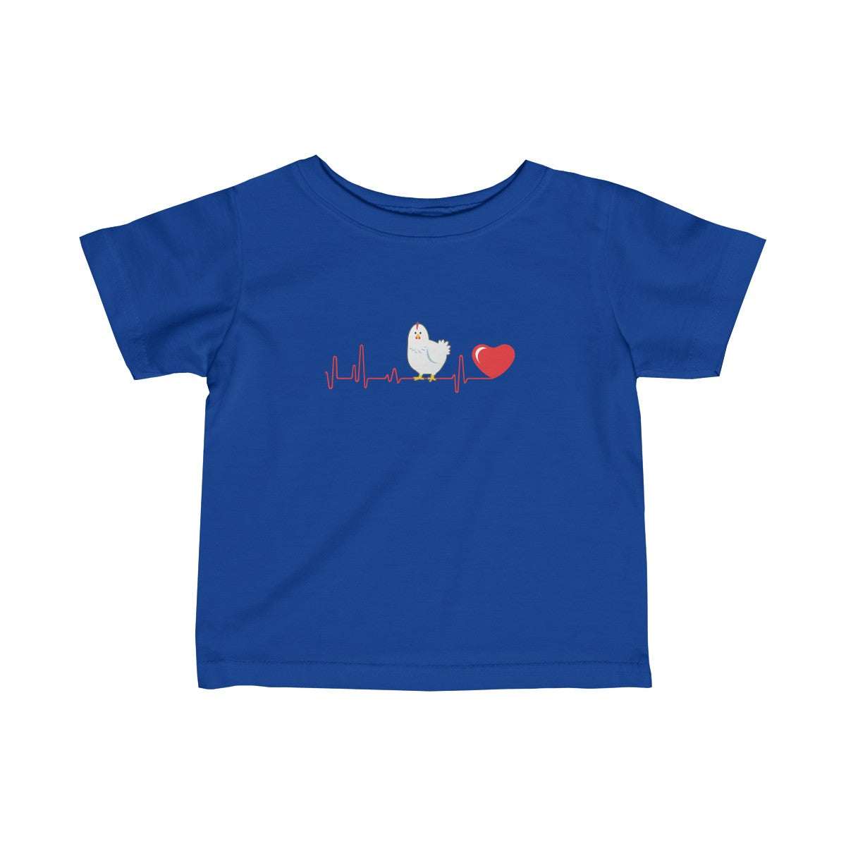 Chick Heartbeat Baby Tee