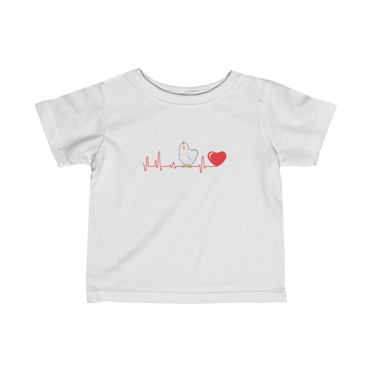 Chick Heartbeat Baby Tee