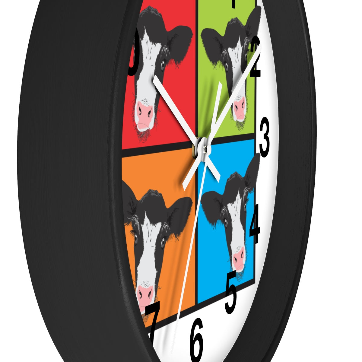 American Pop Cow Wall clock