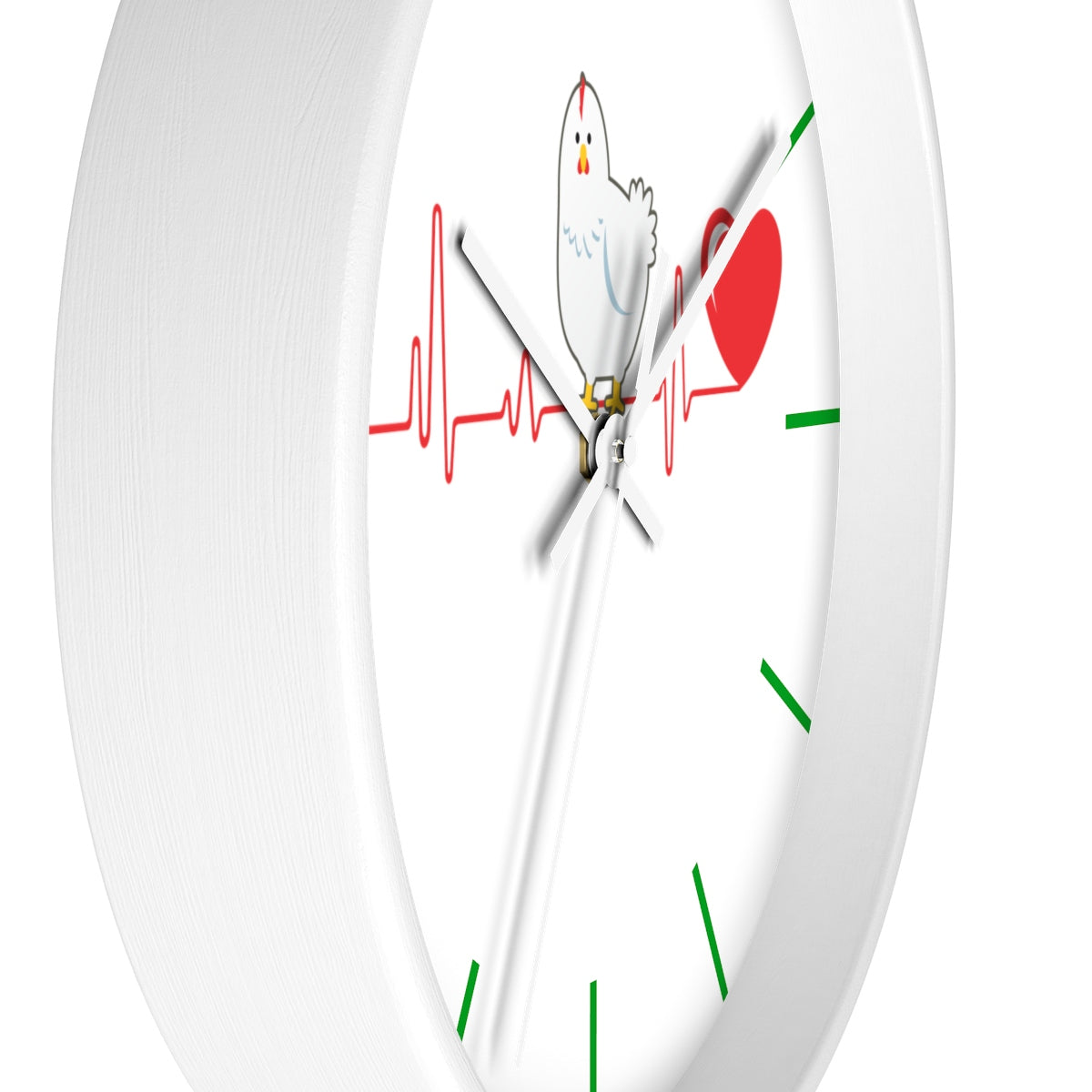 Chicken Heartbeat Wall clock
