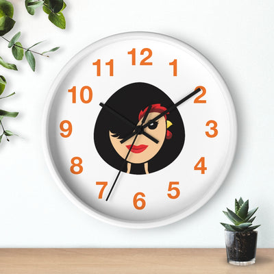 Chicken Lady Wall clock