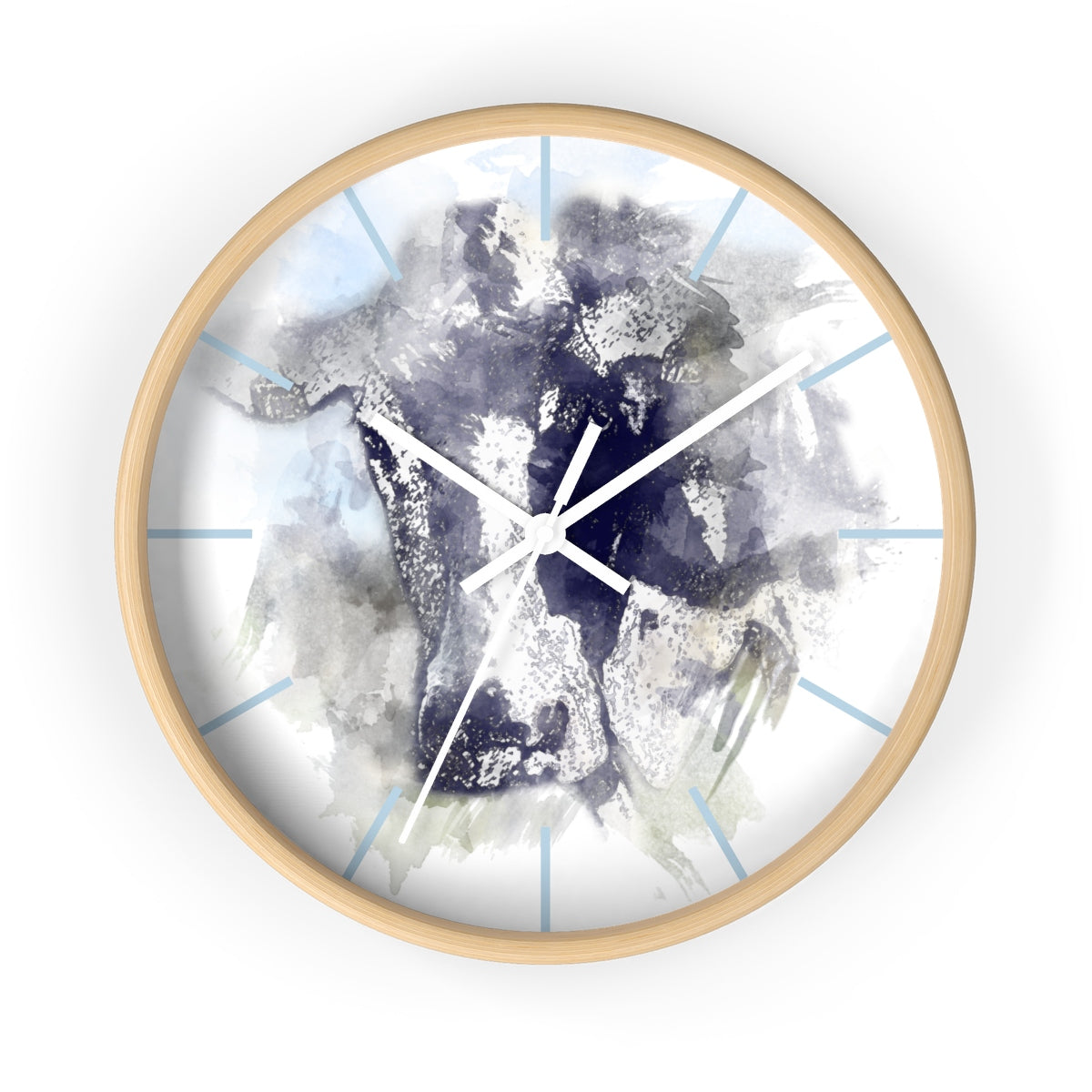 Holstein Water Color Wall clock
