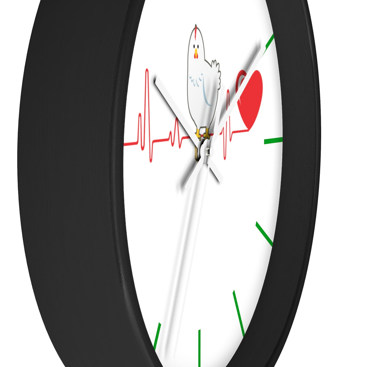 Chicken Heartbeat Wall clock