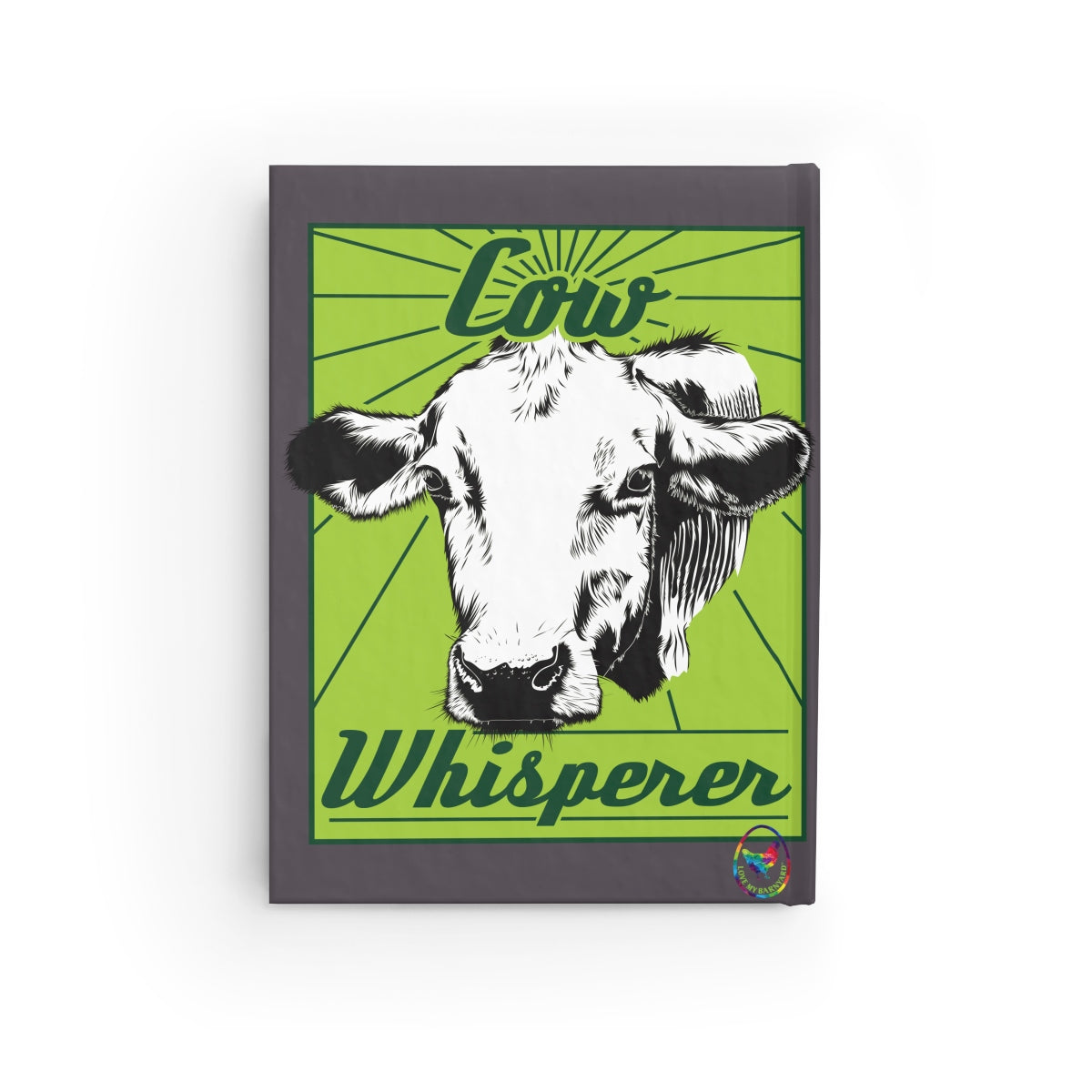 Cow Whisperer Hardbound Journal w Ruled Lines