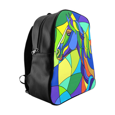 Stained Glass Horse Backpacks