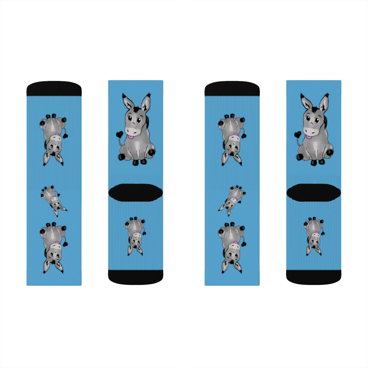 Donkey Socks - Blue