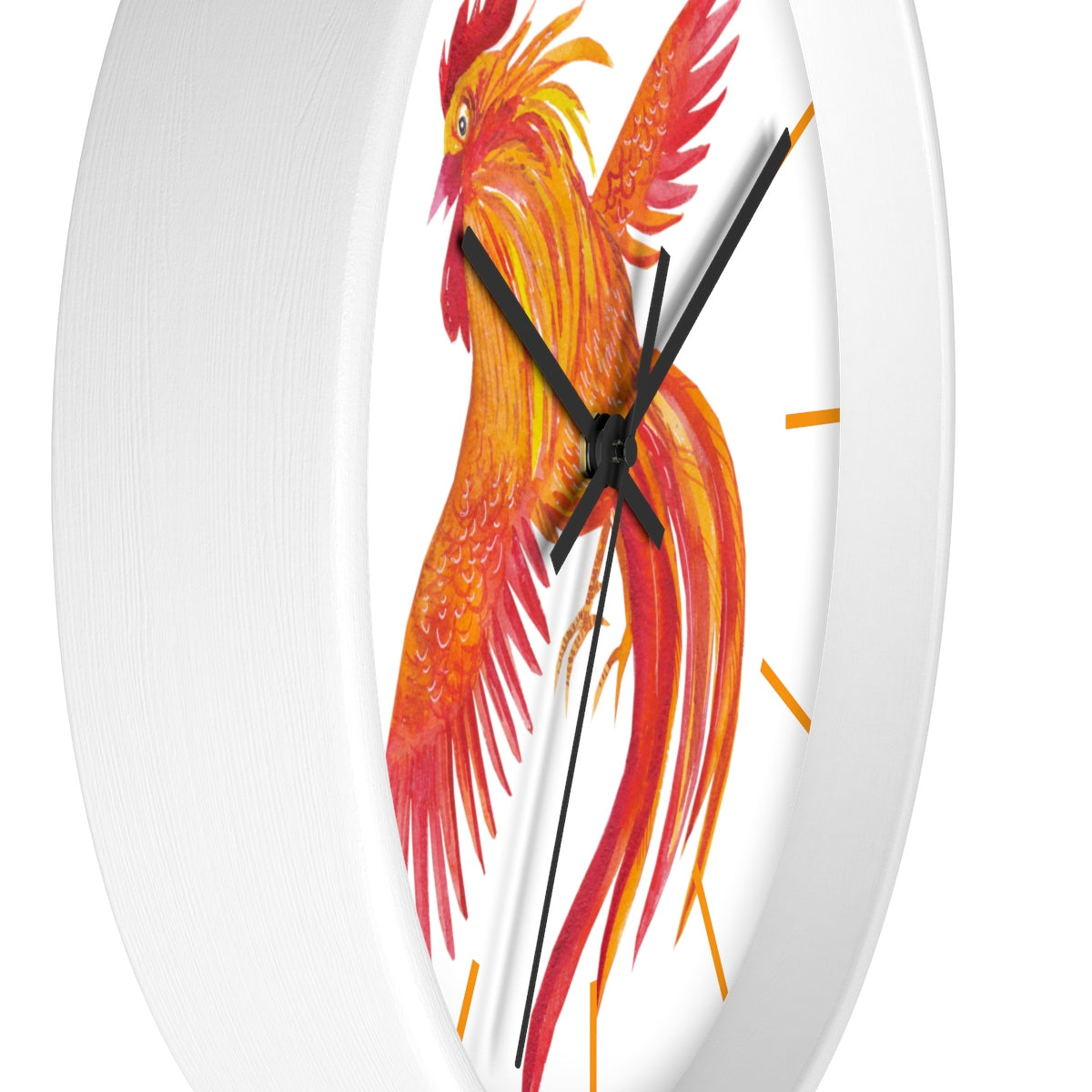 Hen Flight Wall clock