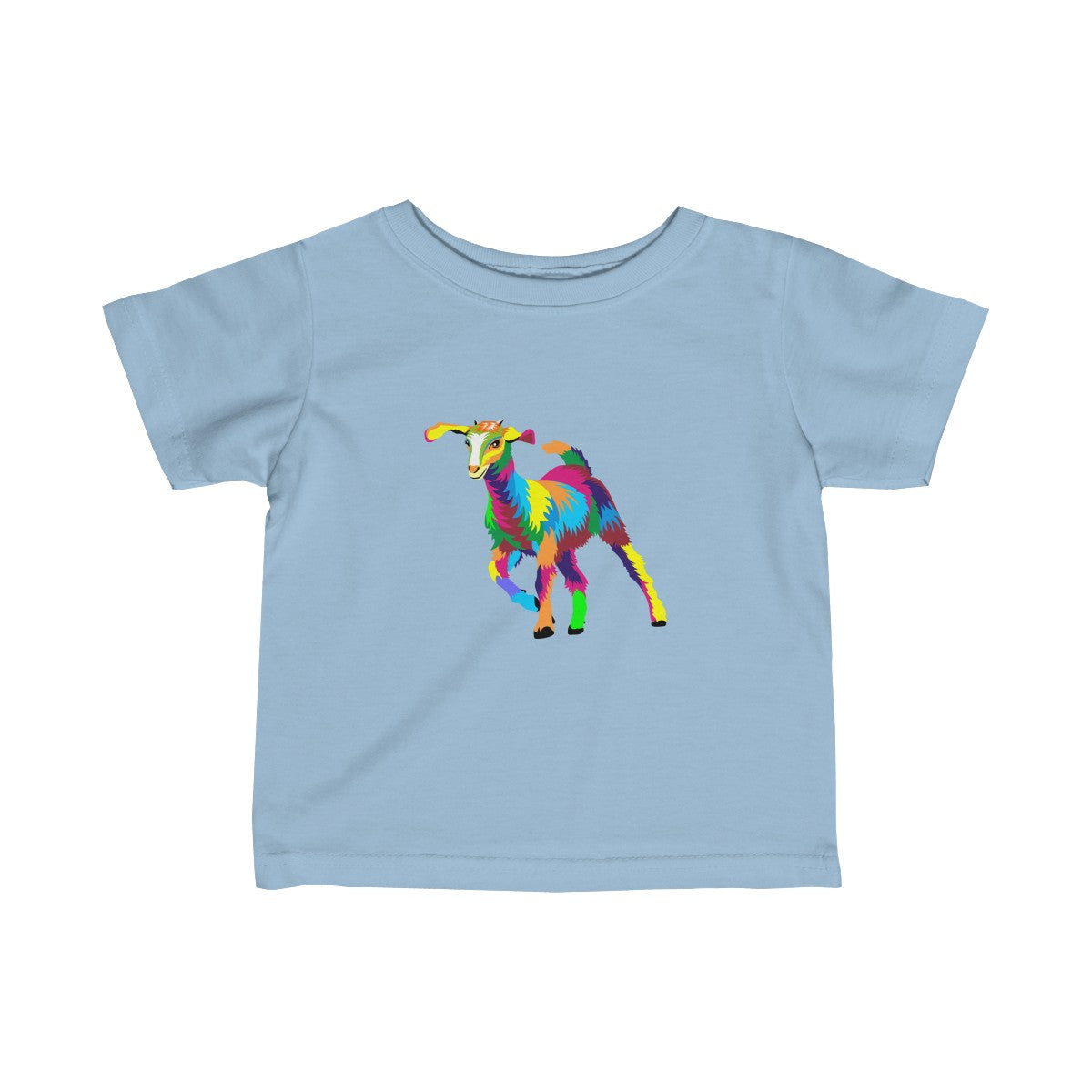 Painted Kid Goat Baby Tee