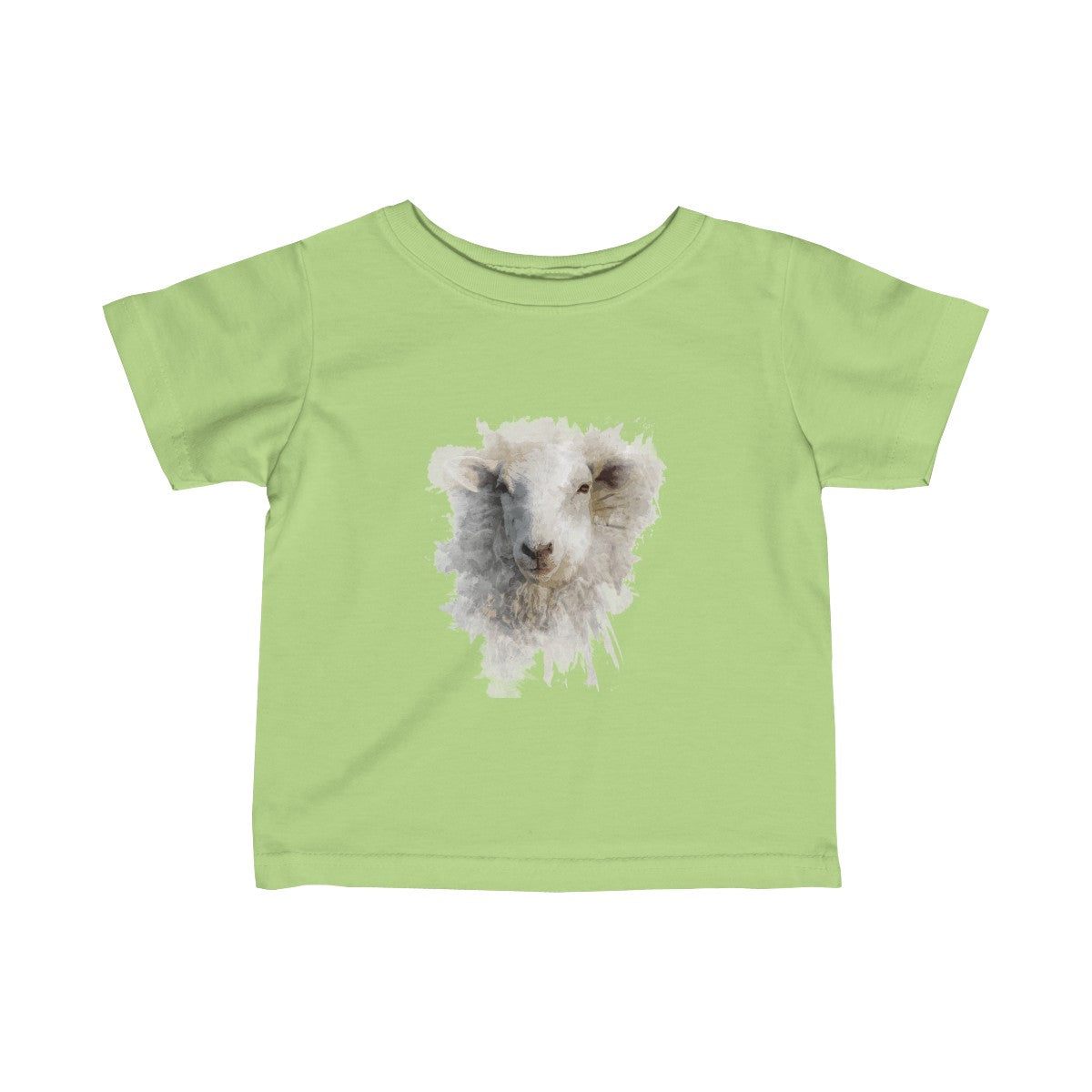 Watercolor Sheep Baby Tee