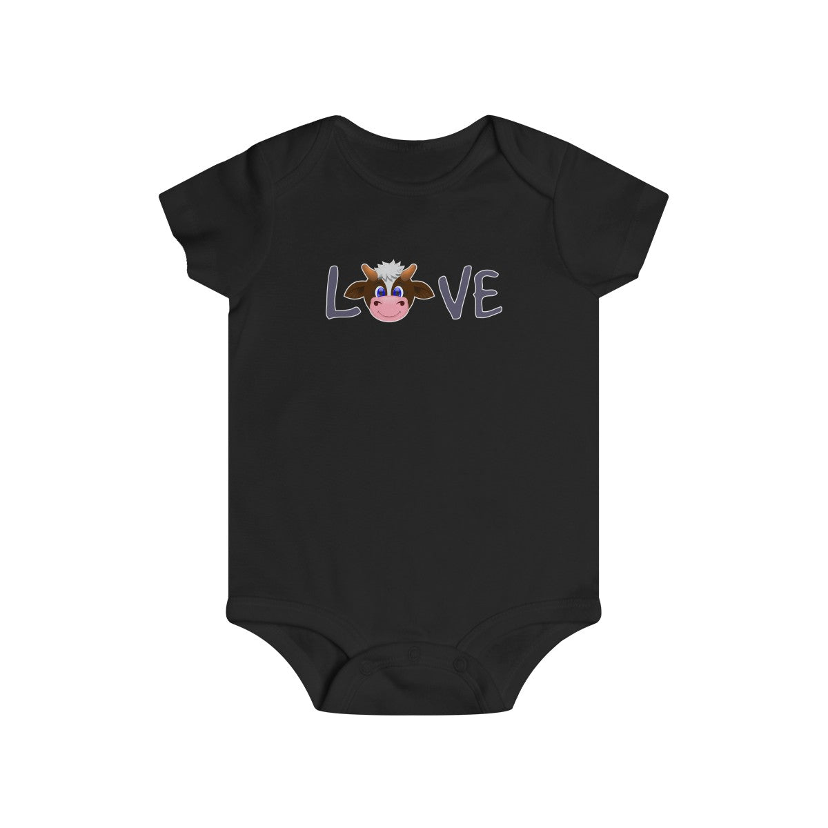 Cow LOVE Baby Fine Jersey Onesie