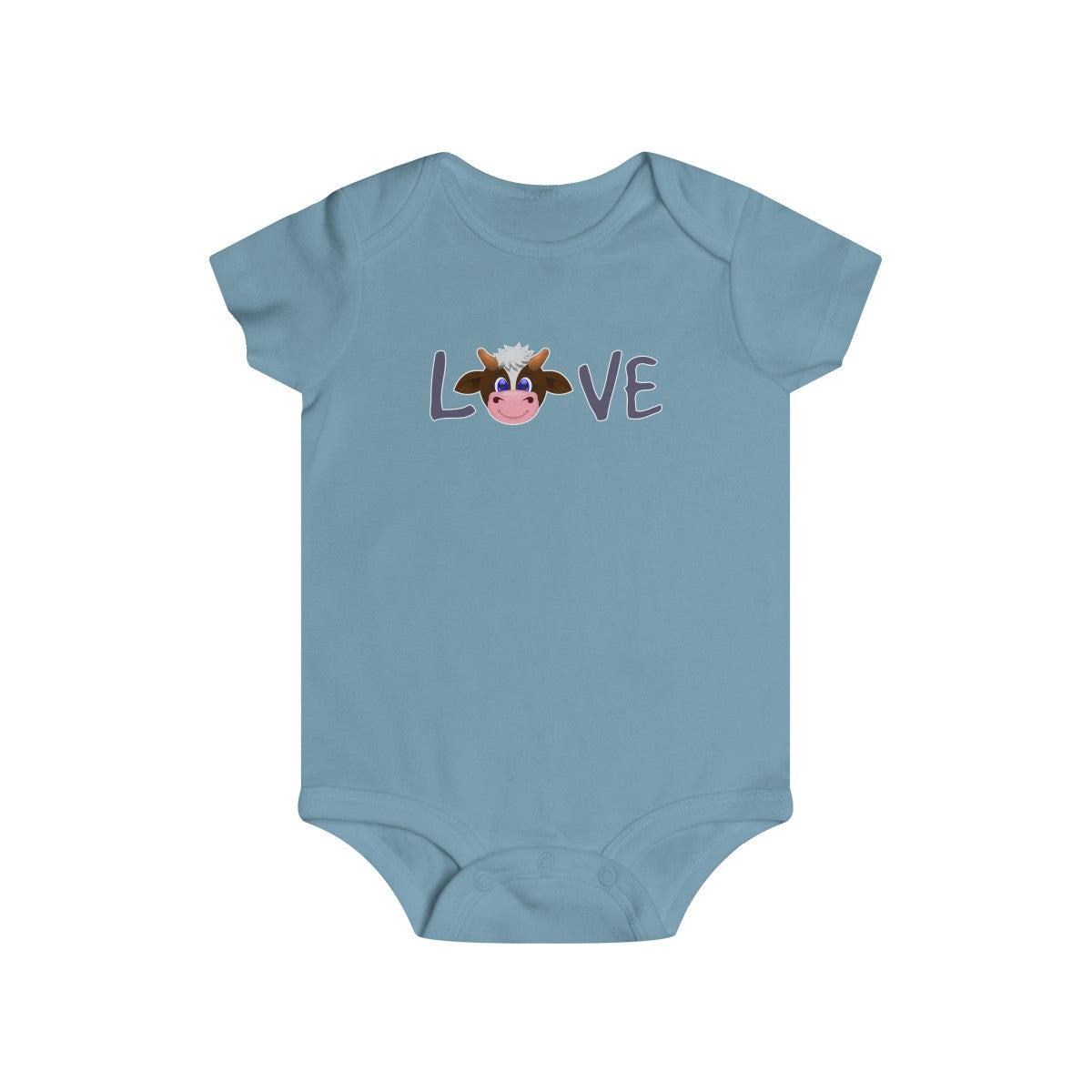 Cow LOVE Baby Fine Jersey Onesie