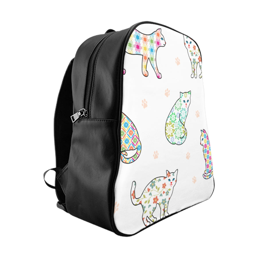 Gingham Cat Backpacks