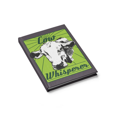 Cow Whisperer Hardbound Journal w Blank Pages