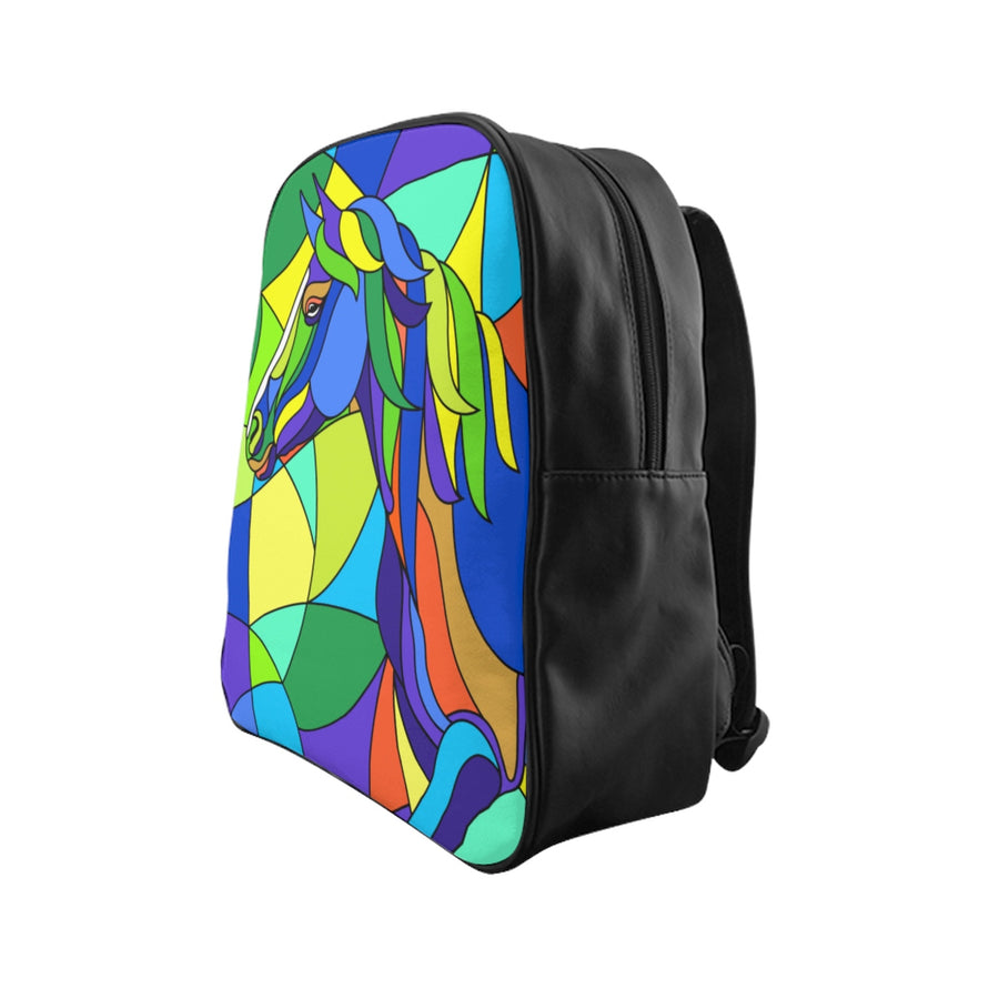 Stained Glass Horse Backpacks