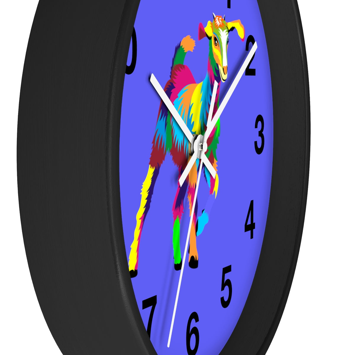 Painted Kid Goat Wall clock