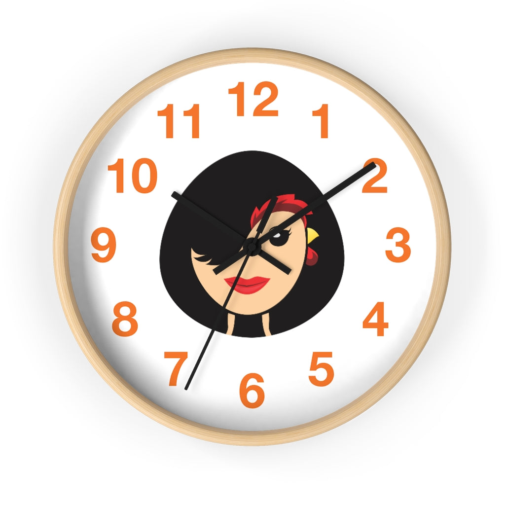 Chicken Lady Wall clock