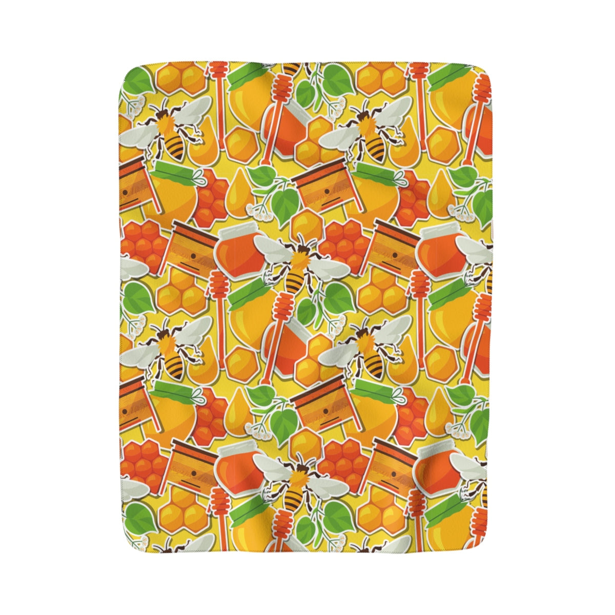 Bee Keeper's Sherpa Fleece Blanket