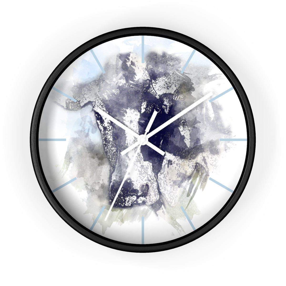 Holstein Water Color Wall clock