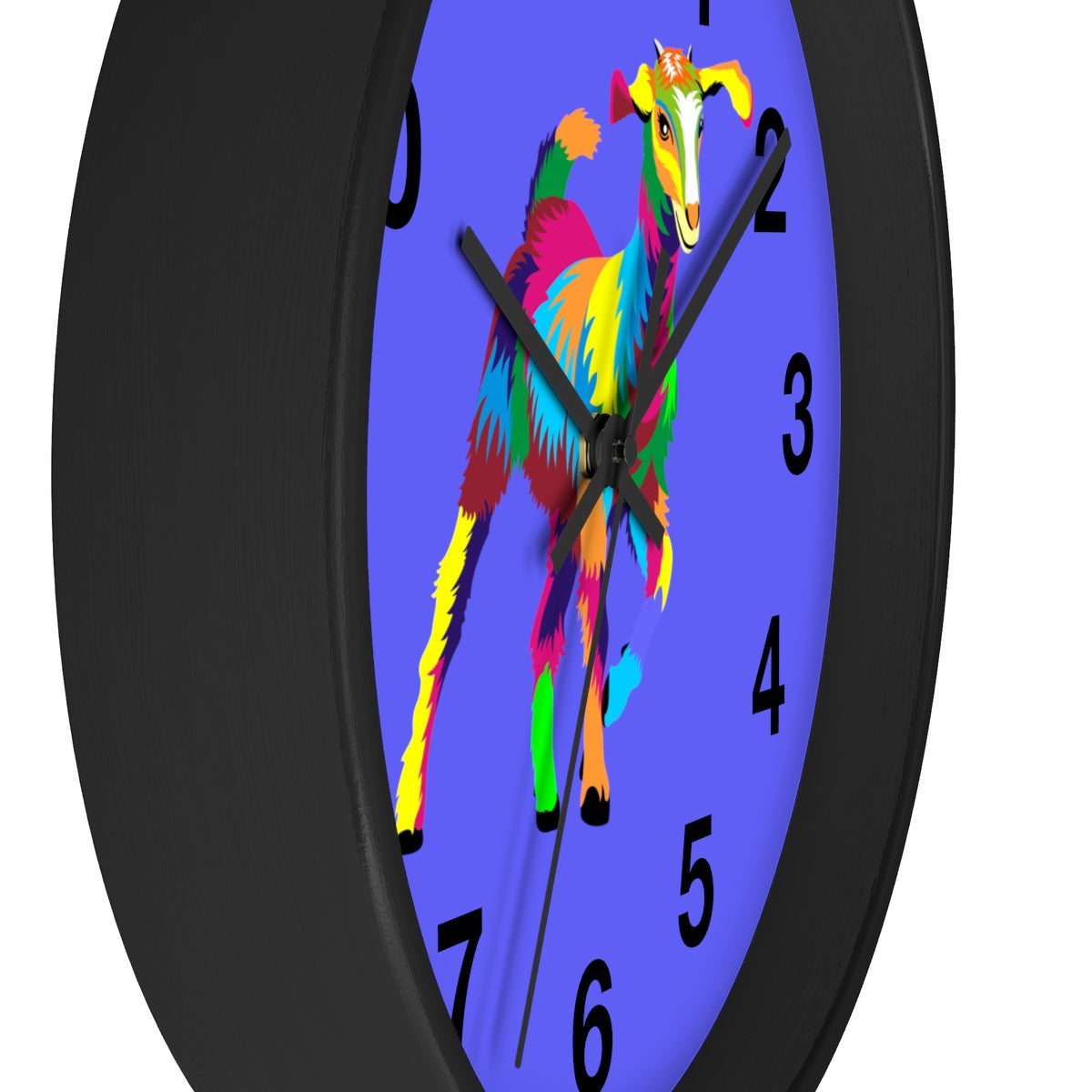 Painted Kid Goat Wall clock